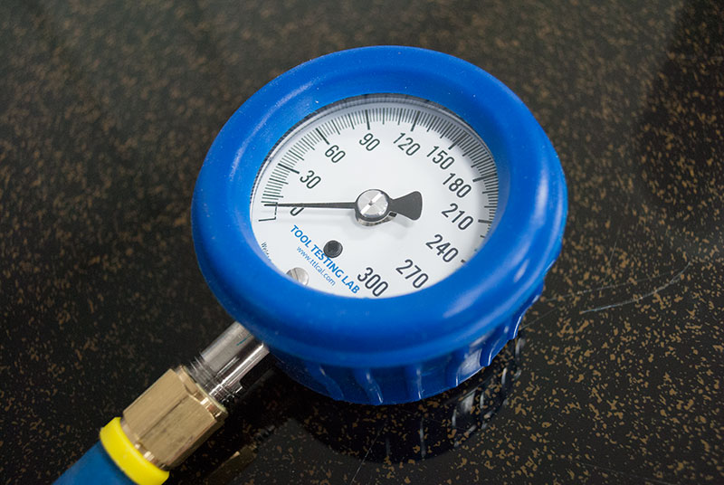 Tool Testing Lab Pressure Gauge