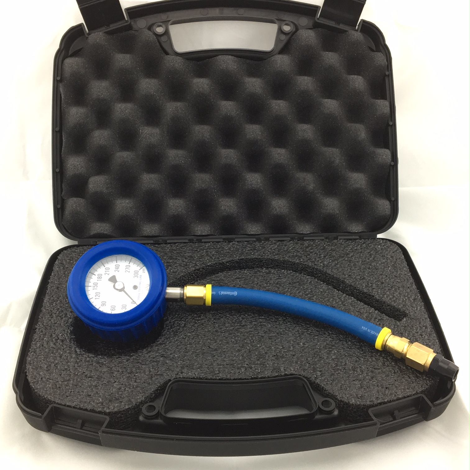 TTL ANALOG AIRCRAFT TIRE GAUGE, 0160 PSI Tool Testing Lab Inc.