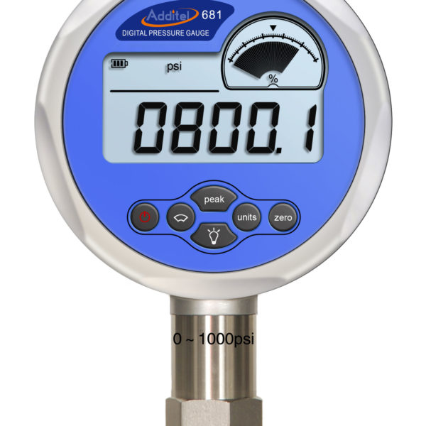 ADDITEL 681 DIGITAL PRESSURE GAUGE
