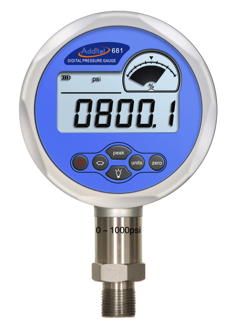 ADDITEL 681 DIGITAL PRESSURE GAUGE Tool Testing Lab Inc.