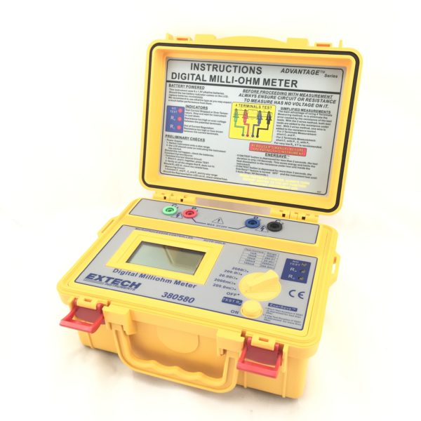 EXTECH BATTERY POWERED MILLIOHM METER
