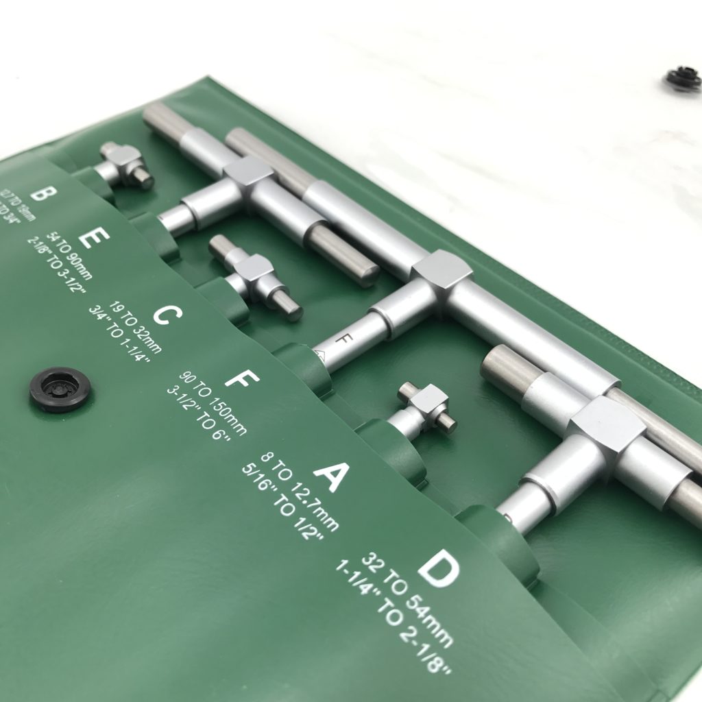 INSIZE TELESCOPING GAGE SET, 6" Tool Testing Lab Inc.