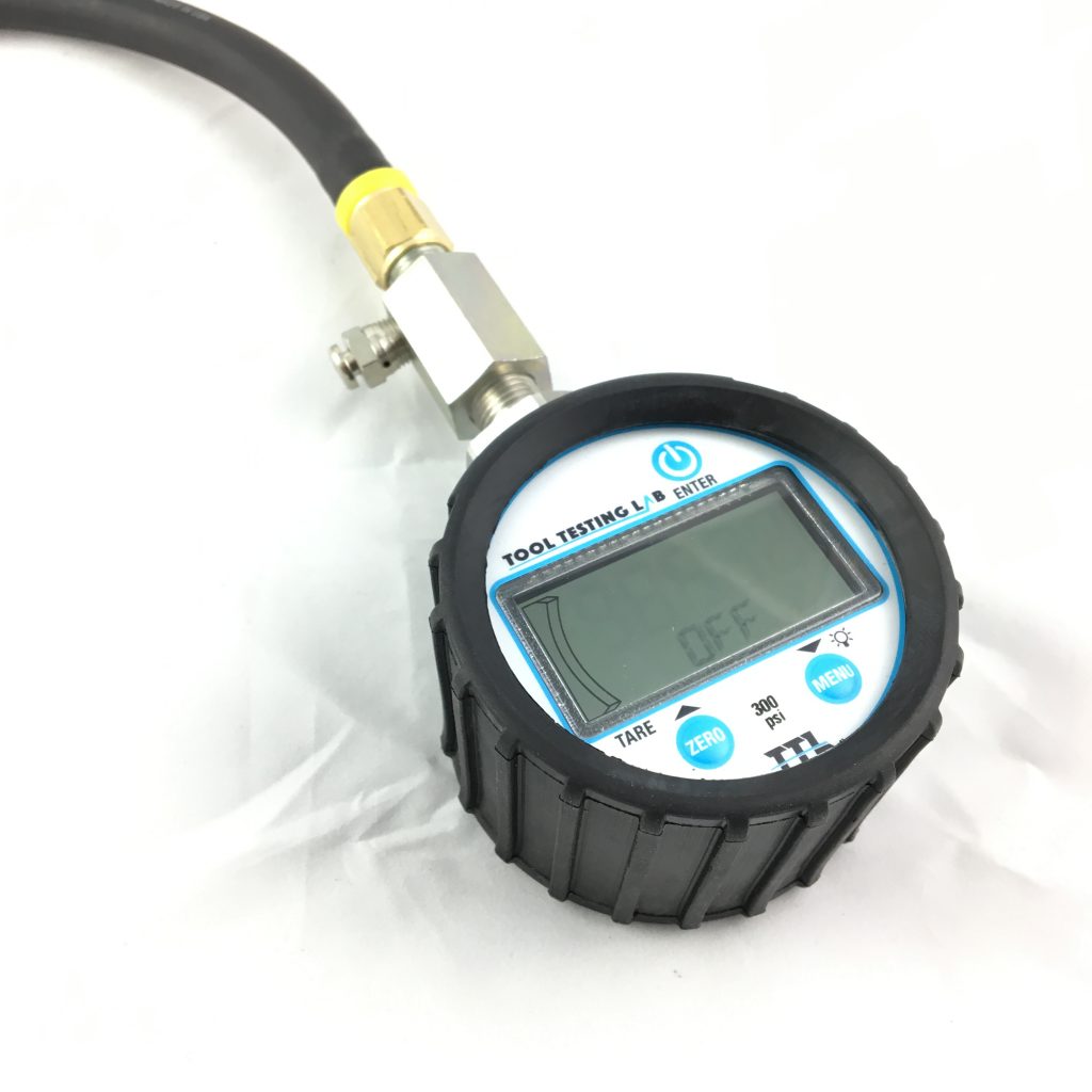 TTL DIGITAL AIRCRAFT TIRE GAUGE, 0300 PSI Tool Testing Lab Inc.