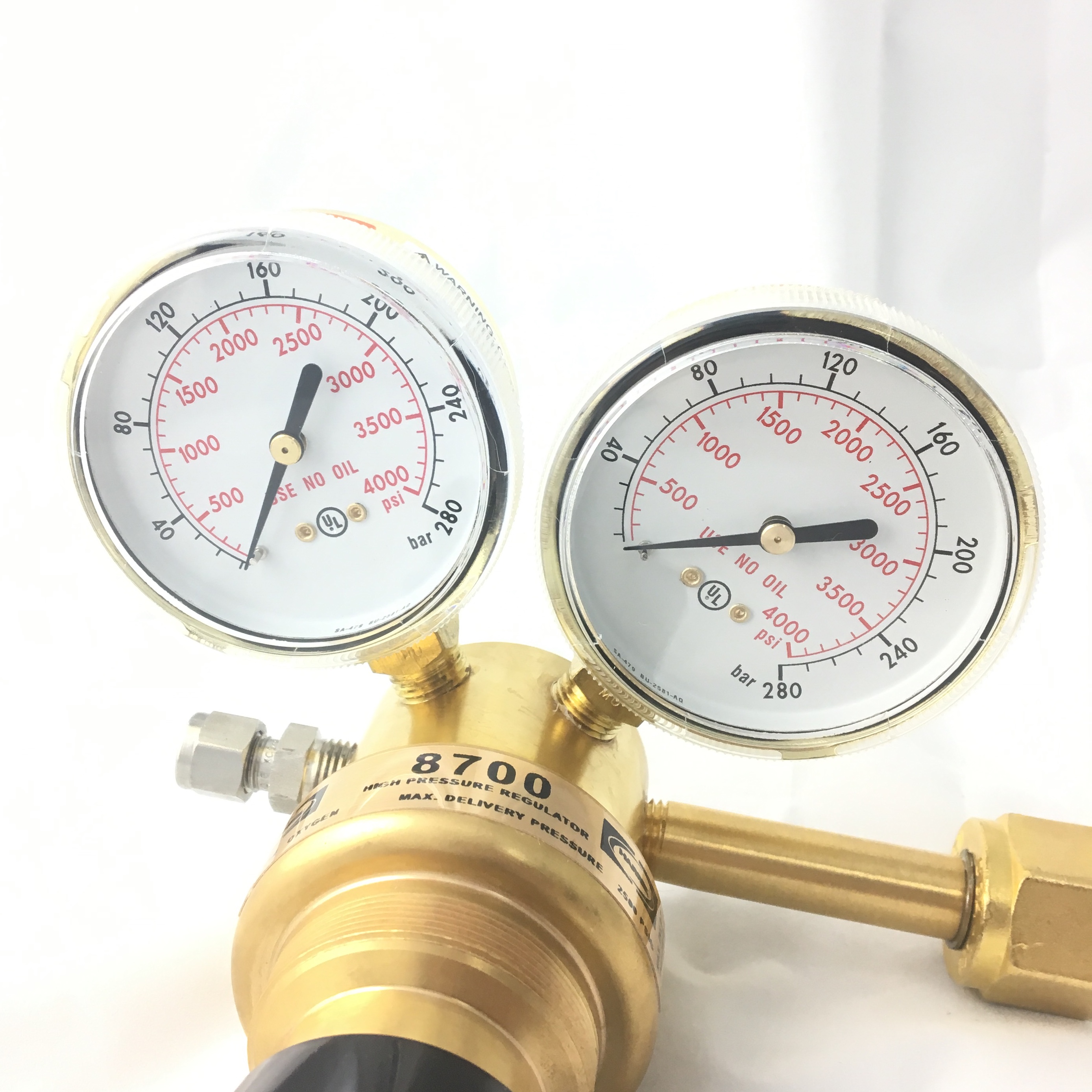 NEW Knocks DR.12 O Pressure Regulator for Oxygen 0.5-6bar DR12O 490 BERULUB