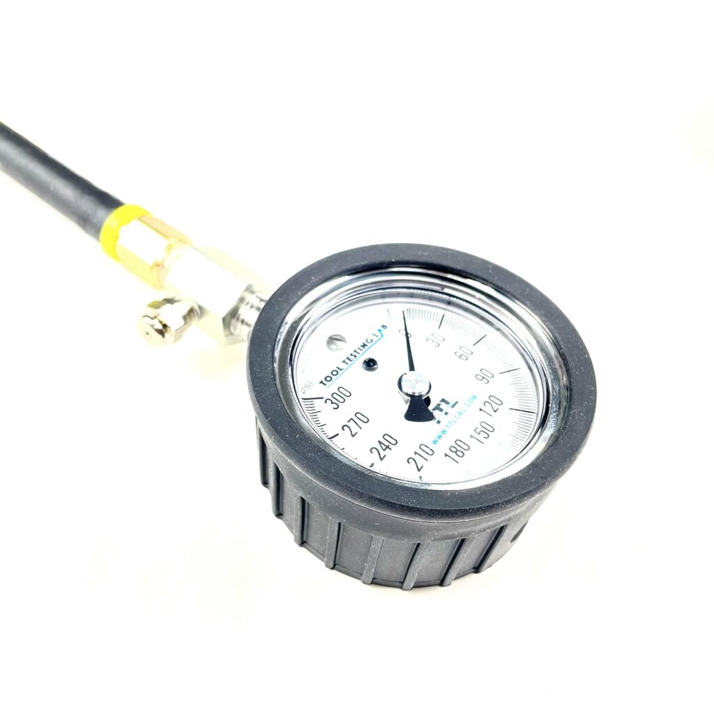 TTL INVERTED ANALOG PRESSURE GAUGE ONLY, 300 PSI Tool Testing Lab Inc.